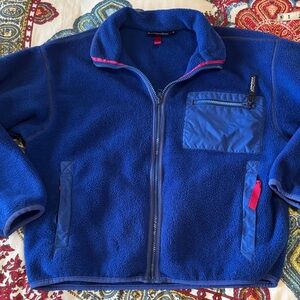 Patagonia Royal Blue Fleece Jacket